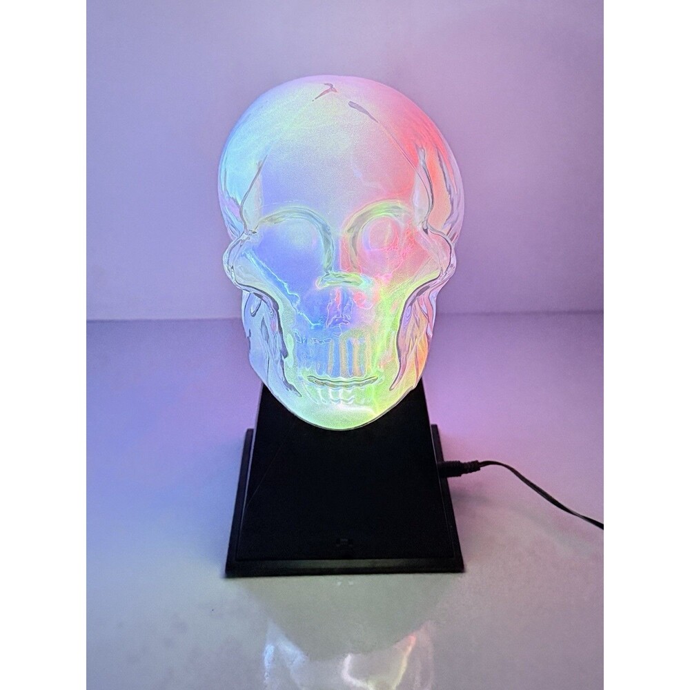 Halloween Decor- Electrical Plasma Skull Lamp - WORKS- Michaels 2004